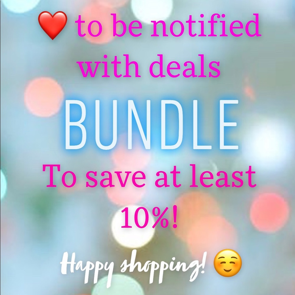 ‼️Bundles Save 💰‼️